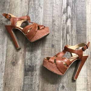 LC Lauren Conrad strappy heels